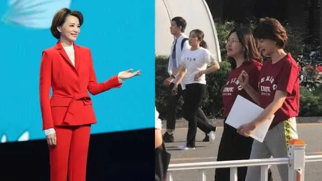 51岁董卿近况曝光，素颜与粉丝合影，优雅依旧，尽显女神风范